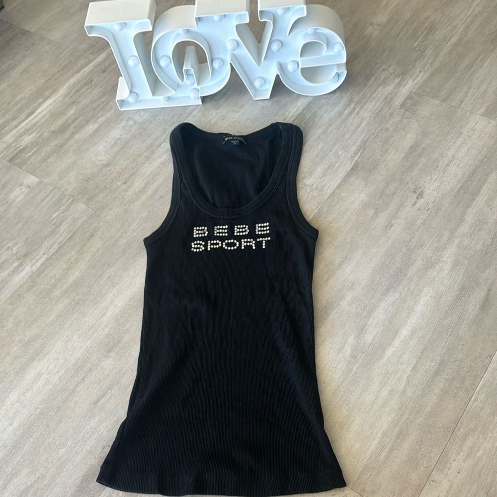 Bebe Sport Logo Tank Top